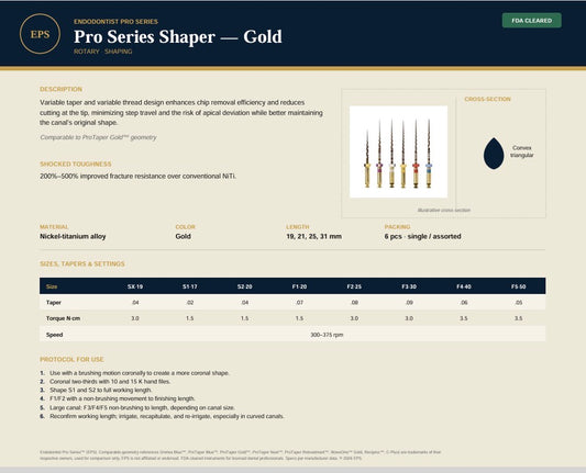 Pro Series Shaper — Gold